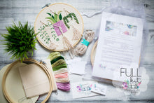 Load image into Gallery viewer, &#39;Boho Macrame Planter&#39; Embroidery Kit - Ply Studio 
