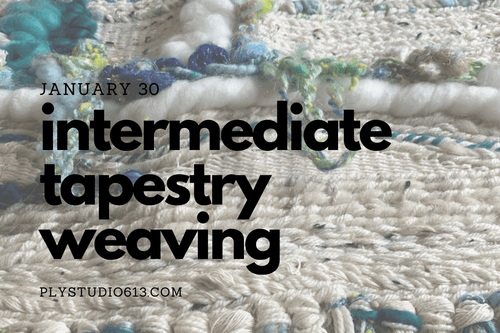 Let’s Weave Some S%#t: Intermediate Weaving - January 30th (in-person) - Ply Studio 