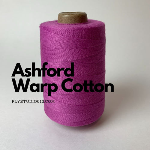 Ashford warp cotton weaving 