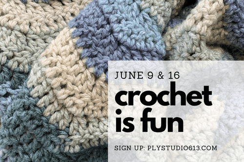 Making Some (Summer) Waves! A Crocheted Blanket As Your Summer Project! June 9th & 16th (online) - Ply Studio 