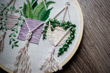 Load image into Gallery viewer, Embroidery! A boho, macrame plant hanger - March 2 (online) - Ply Studio 
