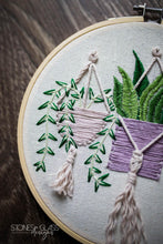 Load image into Gallery viewer, Embroidery! A boho, macrame plant hanger - March 2 (online) - Ply Studio 
