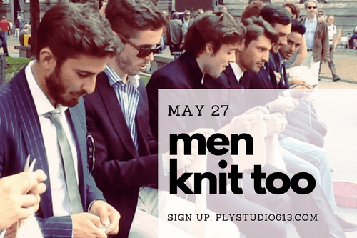 Beards & Binding Off: Knitting for the Uninitiated - May 27th (online) - Ply Studio 