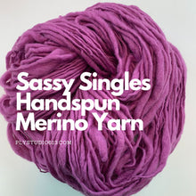 Load image into Gallery viewer, Sassy Singles Handspun Merino Yarn - Ply Studio - Carmen Bohn
