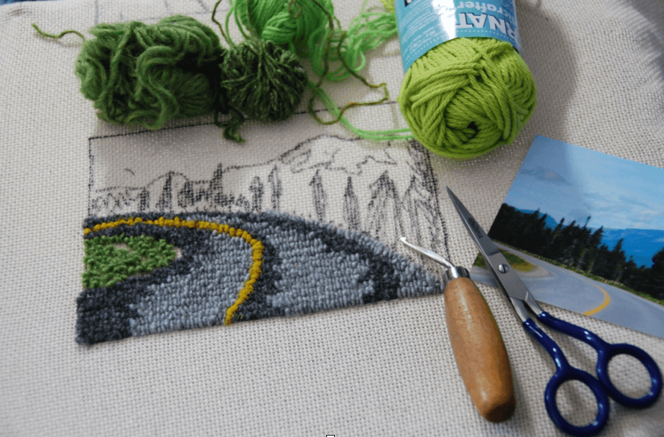 SOLD OUT! Introduction to Rug Hooking - April 6, 2021 (online) - Ply Studio 