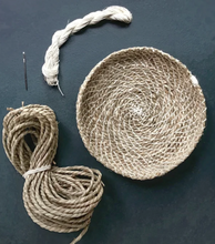 Load image into Gallery viewer, basket making workshop december 3 ply studio ottawa seagrass basket 
